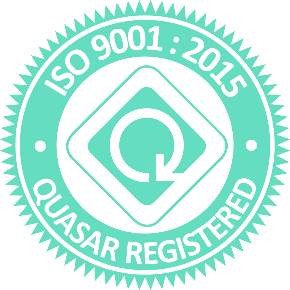 QUASAR ISO 9001:2015 logo